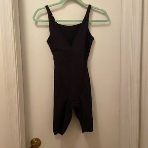 Black dress slip one piece shape wear large